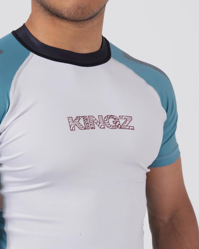 Kingz flow Rashguard-blue